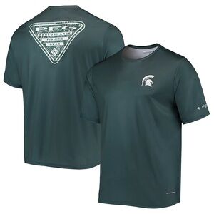 Columbia Michigan State Spartans Terminal Tackle Omni-Shade Performance T-Shirt